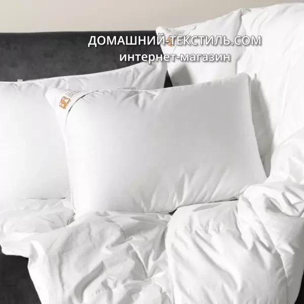 Kinder Snow Grass-ГРАНД Подушка детская пуховая мягкая 50х70см. 100% гусиный белый пух German Grass-Герман Грасс ДОМАШНИЙ-ТЕКСТИЛЬ.COM инте ( (4)