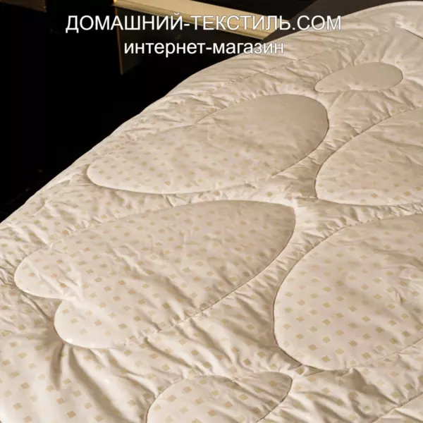 Овечка Детское всесезонное шерстяное стеганое одеяло 100% овечья шерсть. Лежебока Россия ДОМАШНИЙ-ТЕКСТИЛЬ.COM (2)