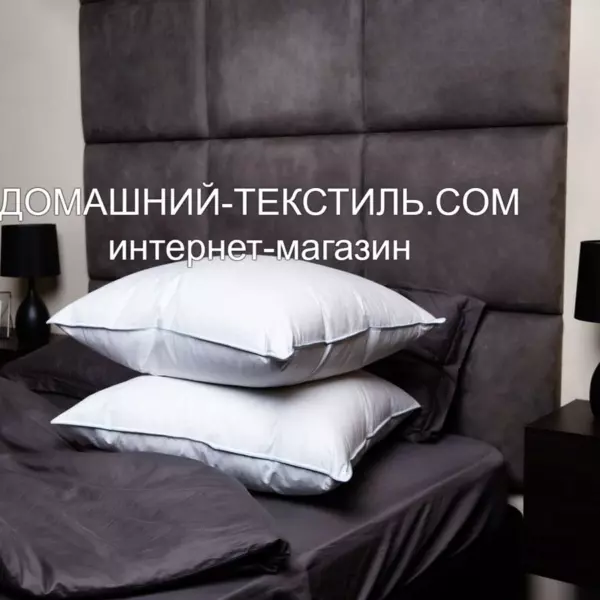 Optima Familie Down-Оптима подушка пуховая средняя серый гусиный пух-перо. German Grass-Герман Грасс ДОМАШНИЙ-ТЕКСТИЛЬ.COM интернет-магазин (8)