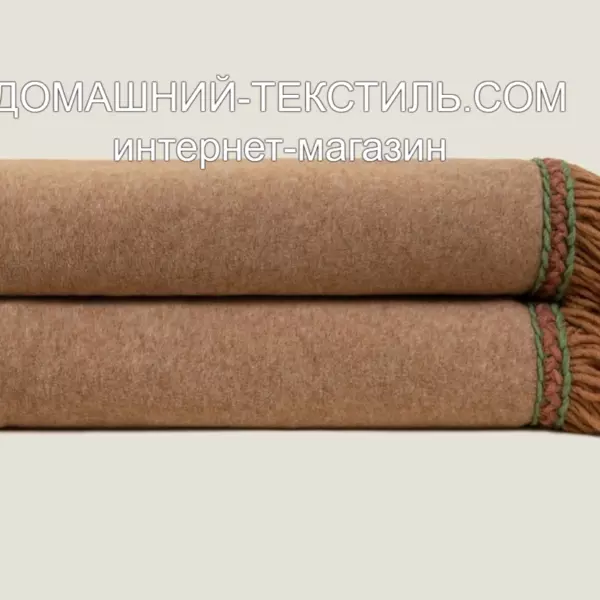 Frati SOFT BAMBOO BISCOTTO с тесьмой Matisse желто-коричневый Плед Бамбук-Полиэстер Frati Home Италия ДОМАШНИЙ-ТЕКСТИЛЬ.COM (4)