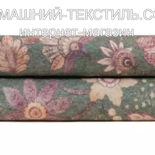 Frati SOFT BAMBOO ENGLISH MORRIS GREEN зеленый 150х200 Плед Бамбук-Полиэстер Frati Home Италия ДОМАШНИЙ-ТЕКСТИЛЬ.COM интернет-магазин (