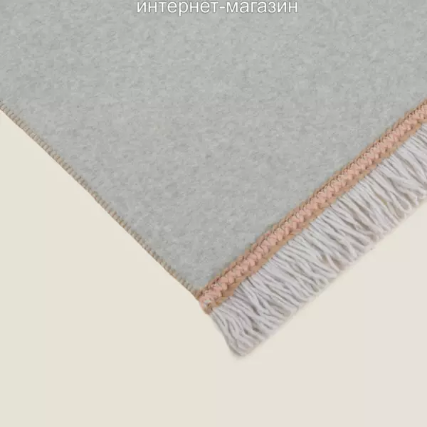 Frati SOFT BAMBOO GRIGIO PERLA с тесьмой Matisse серый с оранжевым Плед Бамбук-Полиэстер Frati Home Италия ДОМАШНИЙ-ТЕКСТИЛЬ.COM интернет-магазин (1)