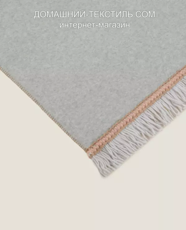 Frati SOFT BAMBOO GRIGIO PERLA с тесьмой Matisse серый с оранжевым Плед Бамбук-Полиэстер Frati Home Италия ДОМАШНИЙ-ТЕКСТИЛЬ.COM интернет-магазин (1)