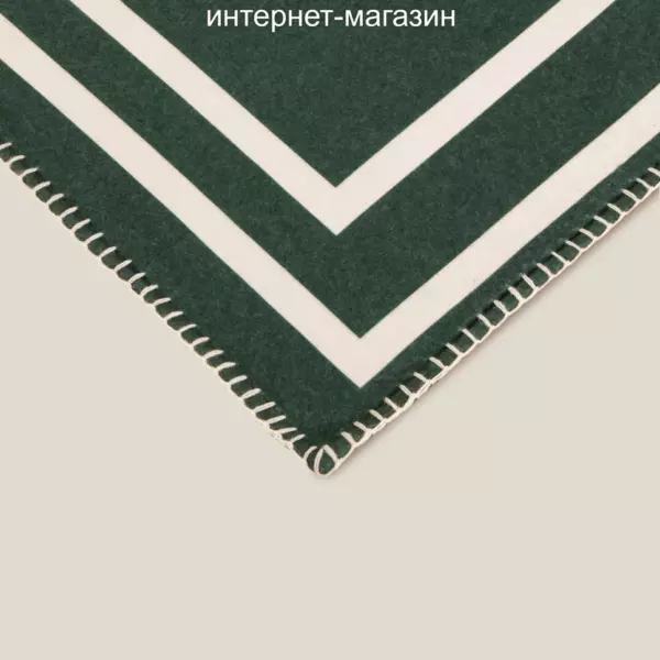 TENNIS CLUB зеленый Плед 150х200 Хлопок-Полиэстер Frati Home Италия ДОМАШНИЙ-ТЕКСТИЛЬ.COM интернет-магазин (3)