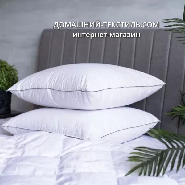 Gray Familie Down-ГРЕЙС 70х70 см. Подушка пуховая 100% серый гусиный пух German Grass-Герман Грасс ДОМАШНИЙ-ТЕКСТИЛЬ.COM интернет-магазин (3)