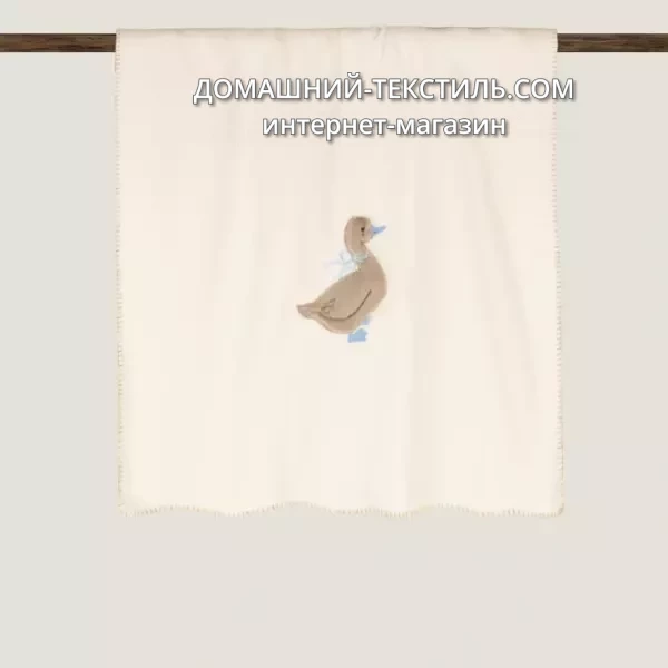 Little BLUE DUCK кремовый Детский плед Бамбук-Полиэстер Frati Home Италия ДОМАШНИЙ-ТЕКСТИЛЬ.COM интернет-магазин (3)