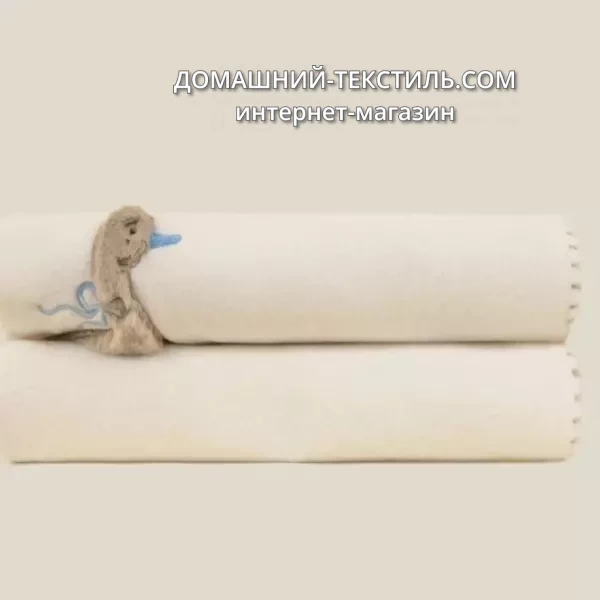 Little BLUE DUCK кремовый Детский плед Бамбук-Полиэстер Frati Home Италия ДОМАШНИЙ-ТЕКСТИЛЬ.COM интернет-магазин (4)
