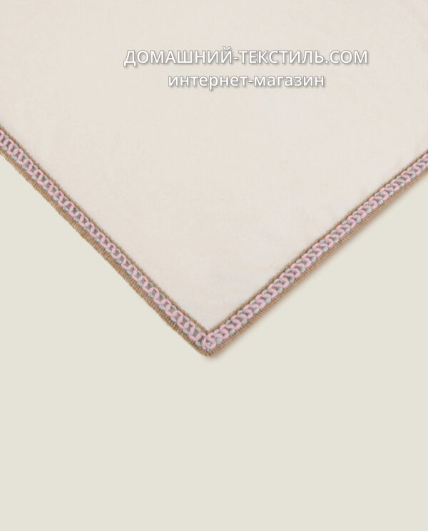 Frati SOFT BAMBOO NEVE с тесьмой COCO кремовый Плед Бамбук-Полиэстер. Frati Home Италия ДОМАШНИЙ-ТЕКСТИЛЬ.COM интернет-магазин (1)